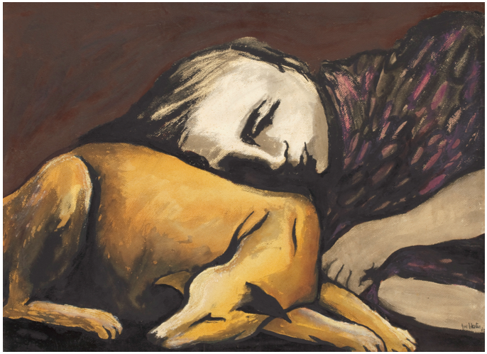 Joy-Hester-Girl with dog