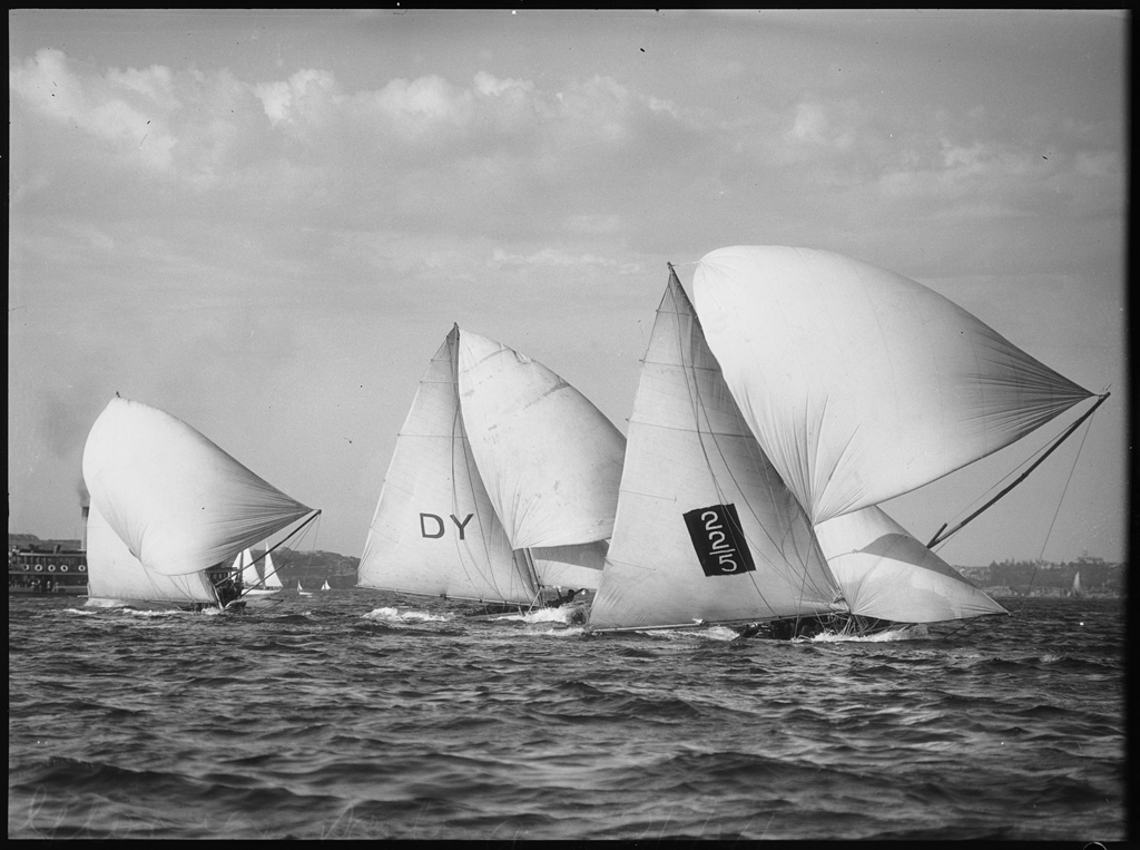 Yachts on Port Jackson, Sydney, 2 January 1941, PIX magazine c/- State Library of NSW on Flickr